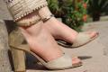 LADIES SANDLE FANCY SANDLE SUMMER COLLECTION EID  COLLECTION SUMMER STYLE  HEEL SANDLE BLOCK HEEL. 