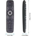 Replacement for Philips TV Remote Control for Philips 40PFL5007H/12 40PFL5007K/12 40PFL5007T/12. 