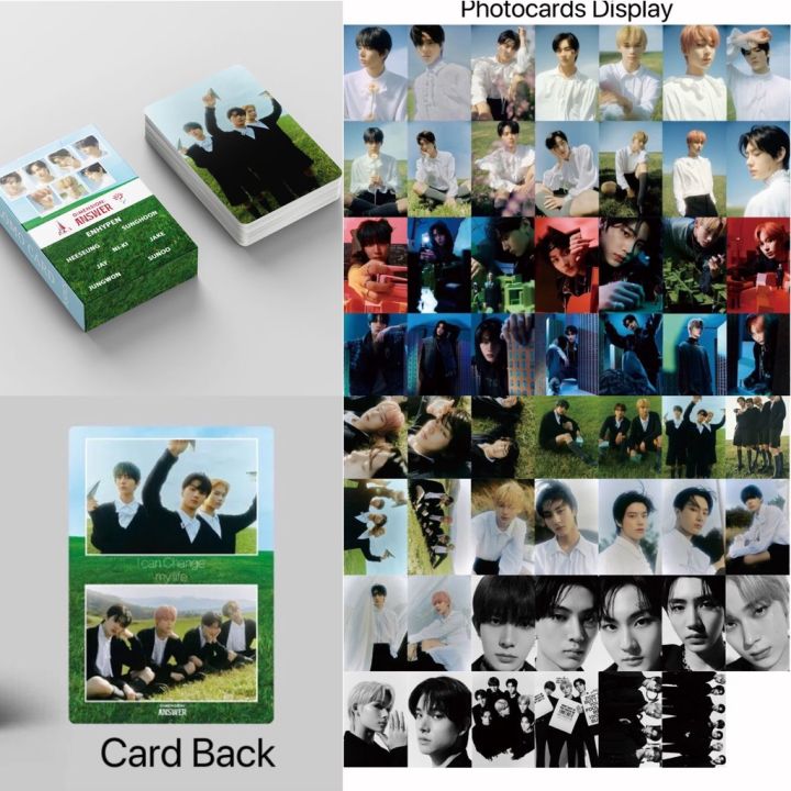 55pcs/set Enhypen Photocards Dimension：Answer Lomo Cards SUNGHOON postcard