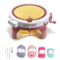Sentro Knitting Machine 48 Pin with Row Counter and Plain/Tube Weave Conversion Key, Efficiently DIY Scarf Hat Sock. 