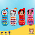 Doraemon Musical Cartoon Mobile Phone Toy with Colorful Light Effects and Wonderful Music Sound for Baby Kids. 