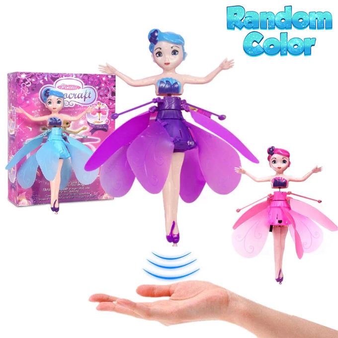 Frozen Flying Fairy Princess Elsa Hand Sensor Control - Ice Queen's Adventure - Size 7 Inches - Assorted Color