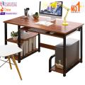 Modern Desktop Computer Desk Gaming PC Laptop Desk Work Table, Home Workstation Students Study Writing Desk. 
