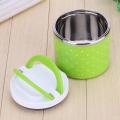 630 ML Single Layer Lunch Box  Stainless Steel Bowl Inside Tiffin Multilayer Insulation Presistent  Heat  Presistent -. 