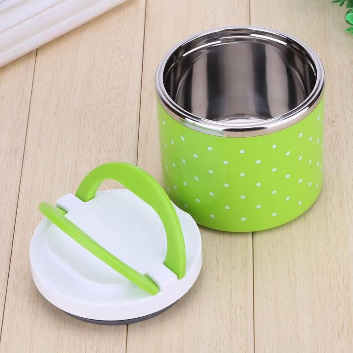 630 ML Single Layer Lunch Box  Stainless Steel Bowl Inside Tiffin Multilayer Insulation Presistent  Heat  Presistent -