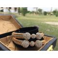 stone studded balls karre bangles size (dhai 2.8). 