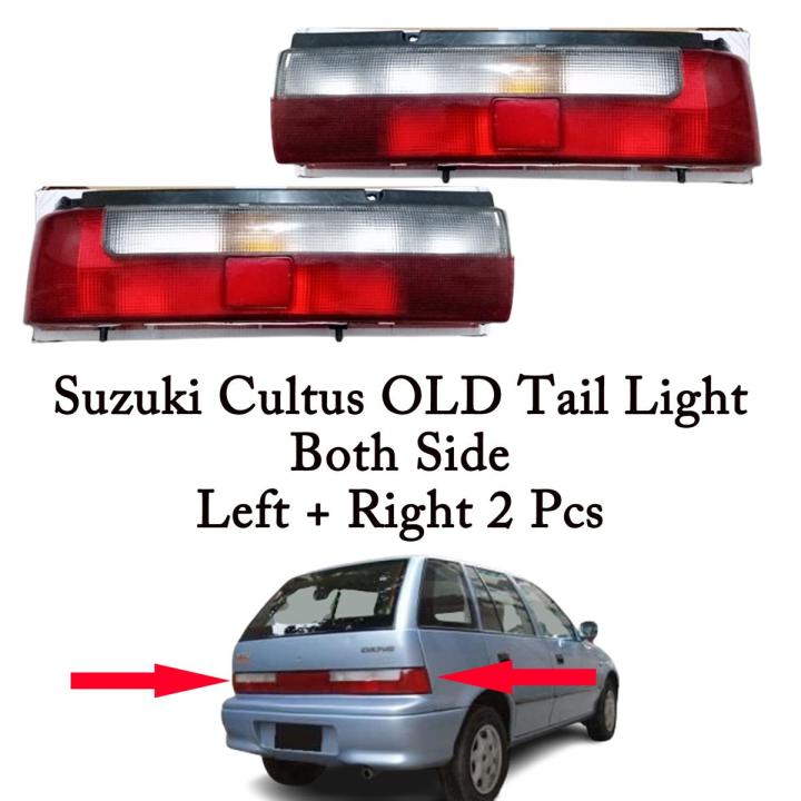 Suzuki Cultus OLD tail Light Set - Both sides 2 Pieces (Left + Right side)