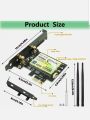 Ziyituod AX200 Wifi 6 Card,BT 5.1, AX2974Mbps Wireless Adapter, 802.11ax PCIe Wifi Card. 