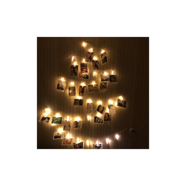 LED Pegs Photo Card Wall Clip Fairy Led String Light Pack Of 20 Clips Wall Decor