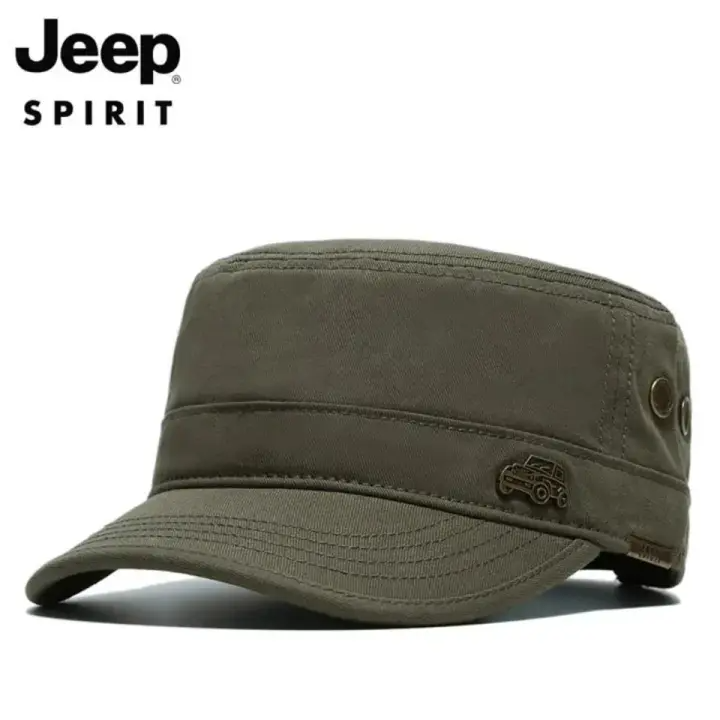 Jeep Men's Cotton Army Cap Adjustable Baseball Cap