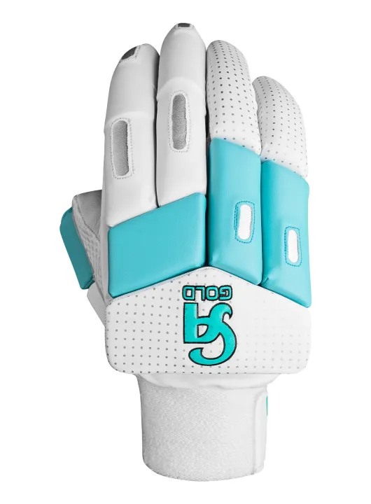 Gants De Cricket GM Premium Hardball – Blanc/Noir – Pour Batteur Confirmé