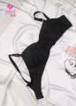 Black Marvel - Non Padded Wirefree Stretchable Bra With Lacy Cups Best Quality Non-Wired Bras For Girls Ladies Best Non-Wired Bras - Bra for Girls. 