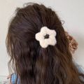 Sweet Y2k Plush Star Hair Clip - Girls Handmade BB Pins - Hair Bow Barrette Headwear - Slide Clips - Women Cute Star Hairpin - Hair Accessories. 