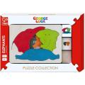 HAPE ELEPHANTS George Luck Wooden Layers Puzzle. 