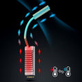 M.2 SSD NVMe Heatsink SSD Radiator Extended Copper Pipe SSD Cooling With Thermal Silicone Pad for Playstation SSD Expansion Slot. 