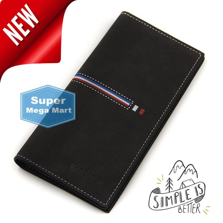 Best Long Mobile Wallet - Genuine PU Leather Wallet - Money Cash Holder - Best Cardholder - Multi Pockets Big Wallet For Mens - Stylish Gift For Loved One - Best Fashion Slim Wallet - Smart Large Wallets - Travel Business Multi Pockets Purse For Boys