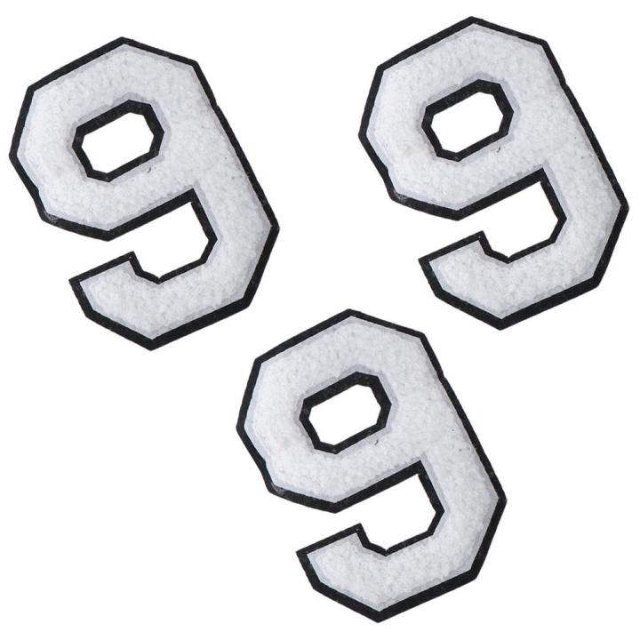 5%20Pieces%20Chenille%20White%20Chenille%20Numbers%209%20Patches%20DIY%20Clothes%209%20shape%204.49x%203.19%20inch%20Large%20Size%20Clothing%20Iron-on%20Embroidered%20Patch%20Sew%20on/Iron%20on%20Patches%20Hats%20-%20Image%205