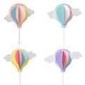Hot Air Balloon Cake Topper Happy Birthday Party Decor Kids Boy Girl Clouds Cake Decor Birthday Party. 