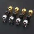 Skull Valve Caps ABS Car Wheel Plugs For Alloy Wheels Tire Valve Cap Auto Valve Cover Nipple Caps For Cars Motorcycles Bikes Natuo. 