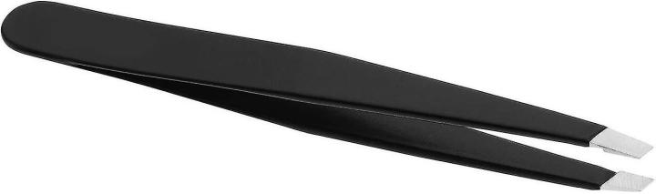 AESCO%20INSTRUMENTS%20Eyebrow%20Tweezers%20Stainless%20Steel%20Facial%20Hair%20Removal%20Tweezer's%20Tweezers%20in%20Black%20Matte%20with%20Slanted%20Tip%20for%20Easy%20Plucking%20For%20Girls%20-%20Image%205