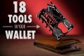 Wallet Ninja Multitool Card – 18 in 1 Size Multi Purpose Tool for Quick Repairs, EDC Survival Gear, Bottle Opener. 