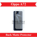 Oppo A72 Back Matte Protector Soft film Protection Soft Skin Sheet For A72. 