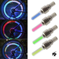 2Pcs Motion Activated Glow Bike Flashlight Car Motorcycle Cycle  Tire Valve Caps Wheel Light Amazing Fantastic Bicycle Accessory LEDs. 