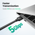 UGREEN USB 3.0 A to A Cable Type A Male to Male Cable Cord for Data Transfer Hard Drive Enclosures, Printers, Cameras. 