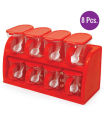 Lavenna Spice Rack 8 in 1 (Coloured Lid). 