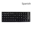 【Mary DAI Store】Waterproof Russian German Keyboard Stickers English French Letter Alphabet Layout Sticker Laptop Computer. 