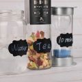 72pcs Spice Sticker Kitchen Label Sticker Waterproof Jar Stickers Storage Organizer Bottles Jars Stickers Blackboard Spices Tags. 