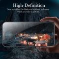 Camera Lens Protector Compatible with iPhone 13 Pro / 13 Pro Max, Premium Tempered Glass Circle Film, Aluminum Alloy Full Fit Ring Lens ( Black ). 