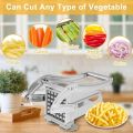 Heavy-Duty Stainless Steel French Fry Cutter & Potato Chipper – Efficient Potato Slicer for Perfect Chips.. 