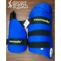 Premium Quality Double Thigh Pad Set - Professional & Club Cricket Standard Thigh Guard - Moonwalkr - Blue. 