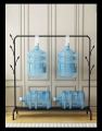 1 PC Multipurpose Clothes Metal Rack with Bottom Shelves Closet Organizer - Freestanding Clothes Garment Stand Light weight Rack for displaying clothes (Black). 