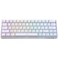 Kemove TMKB T63 60% Wireless RGB Mechanical Gaming Keyboard White. 