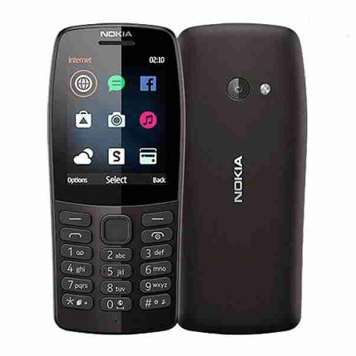 NOKIA 210 Dual Sim High Quality | Classic Phone | 1020mAh Battery | PTA Approved | Black