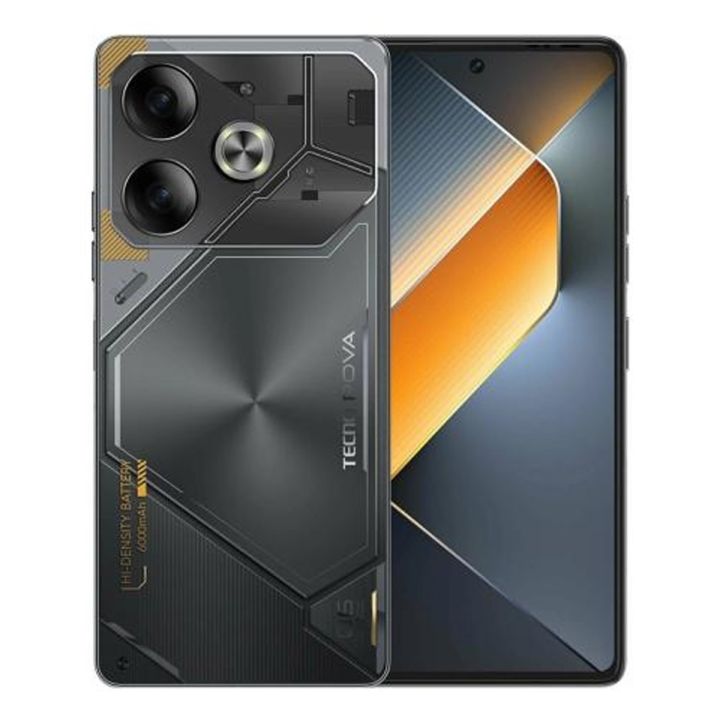 Tecno Pova 6 Processor Mediatek Helio G99 Ultimate RAM 12 GB ROM 256 GB Front Camera	32 MP Back Camera	108 MP + 2 MP Battery Type	6000 mAh