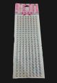 216 Beads Stickers Sheet Golden Silver Red Green Size : 8 mm. 