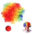 1pcs Crazy Clown Clown Clown Fancy Dress Clown Hair Clown Afro Circus Costume Nose. 