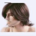 Full head Cap Wig for men - Dark Brown Shine ( China). 