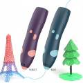 3D Pen Drawing 3D Printing Doodle Pen USB Rechargeable with Refills School Workshop. 