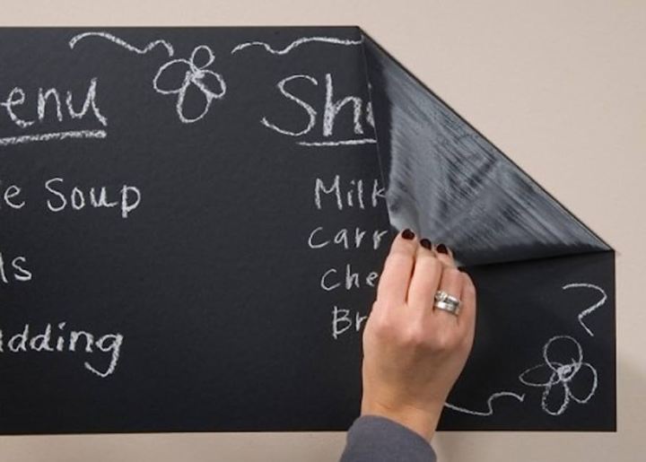 Blackboard%20Vinyl%20Sticker%20Chalkboard%20for%20Kids%20%E2%80%93%20Matte%20Adhesive%20Wall%20Decal%20with%20Chalk%20%7C%20Peel%20&%20Stick%20DIY%20Contact%20Paper%20for%20Writing%20&%20Drawing%20-%20Image%203