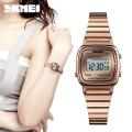 SKMEI Fashion Ladies Simple Stainless Steel Digital Waterproof Watches for Women 1901. 