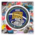 ❉ Vans - Series 04 HipHop Fashion Brand Logo Stickers ❉ 50Pcs/Set Off The Wall Fans Collection Harajuku DIY Fashion Luggage Laptop Skateboard Doodle Decals Stickers. 