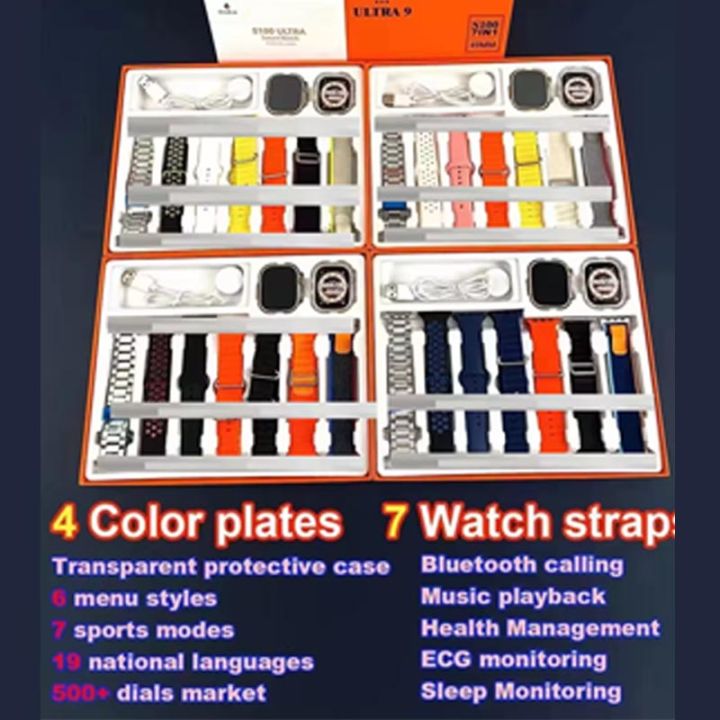 S100%20Smart%20Watch%20Ultra%202%207%20In%201%20Straps%2049mm%202.02inch%20Full%20Touch%20Screen%20Sport%20Fitness%20Watch%20Smartwatch%20Super%20Amoled%20Display%20Water%20proof%20IP67%20with%20Protective%20Case%20-%20Image%205