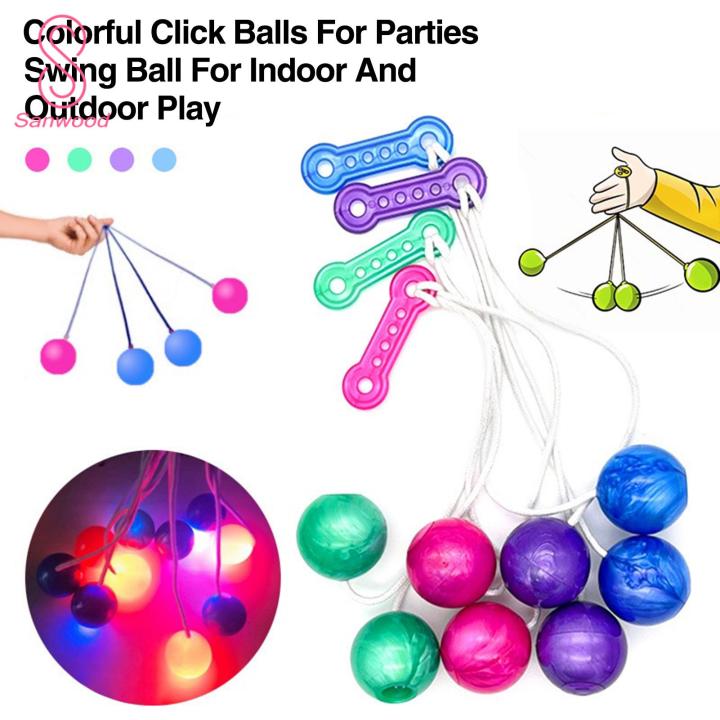 Interactive Swing Ball for Children Colorful Swinging Ball Toys for Kids Fun Interactive Motor Skills Development Perfect for Parties Playtime Buy on Bumper Balls for Kids