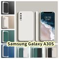 Original For Samsung Galaxy A30S Silicone Full Cover Case Dirt resistant Phone Case Cover. 