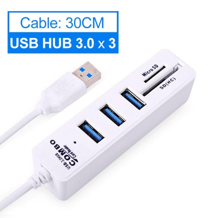Usb Hub 3/6 Port Expander Adapter Usb 3.0 Hub Multi Usb Splitter 2.0 ...