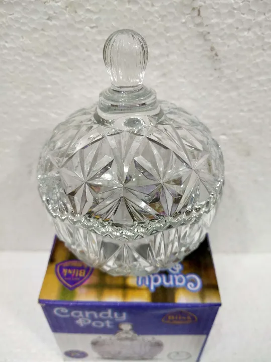 Glass%20Decorative%20Sugar%20Candy%20Pot%20Large%20Transparent%20-%20Image%202
